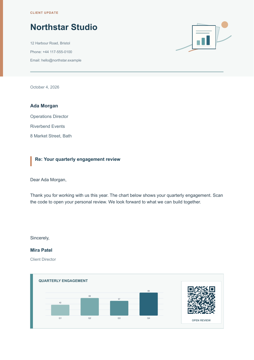 PDF preview of Ada Morgan's personalized engagement review