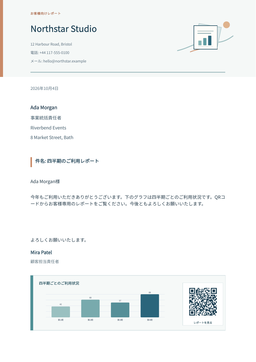 Ada Morgan向けの個別レポートのPDFプレビュー